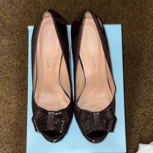 Antonio Melani Women's Brown Bow Heels